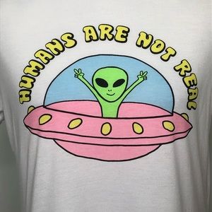 Humans are not real!